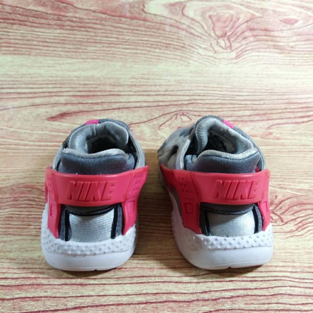 Sold SOLD Nike Huarache Pink Gray Toddler Sn - Picture 5 of 8